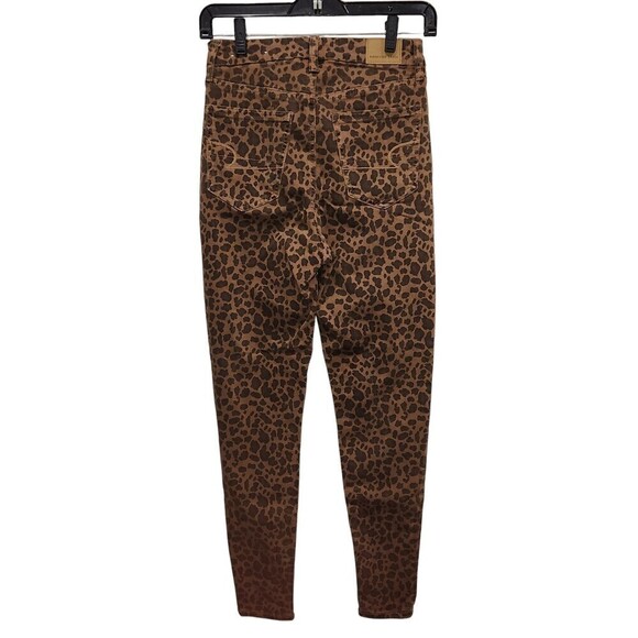 New! American Eagle Leopard Print Curvy Super High Rise Jegging, 2 - Picture 8 of 15